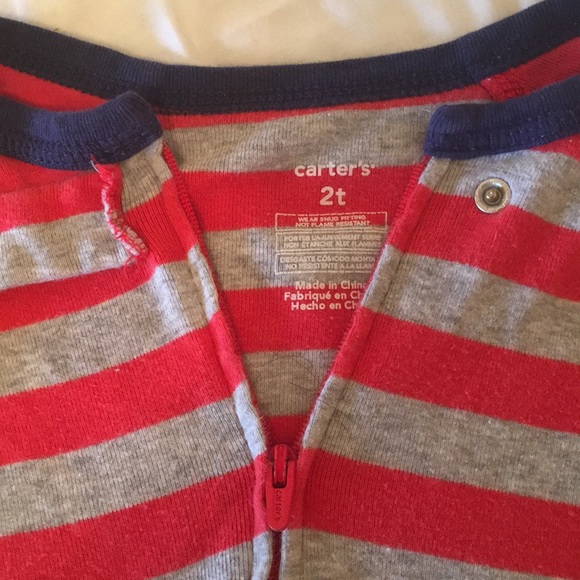 Lot of 2 pair zip pajamas - Picture 4 of 5